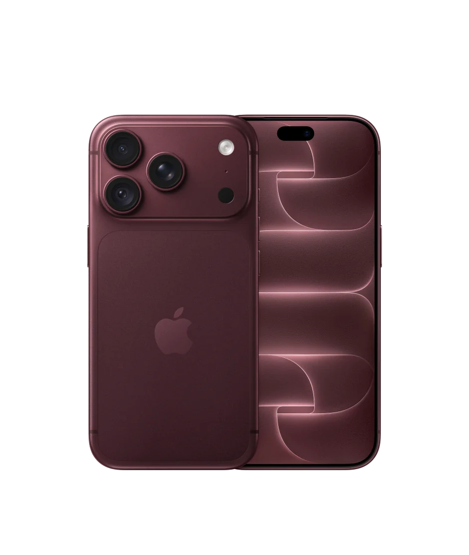 iPhone 18 Pro na cor Bordô — imagem oficial Apple