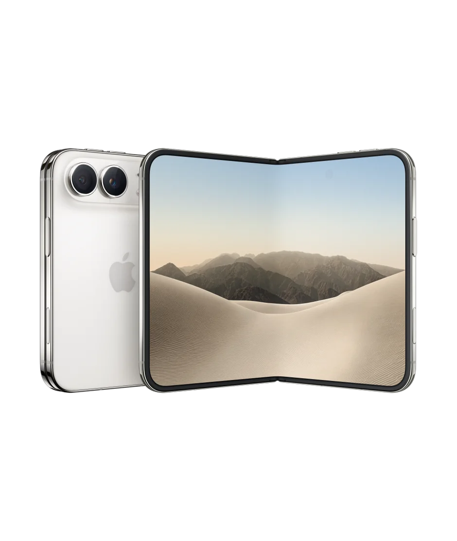 iPhone Duo na cor Branco-estrela — imagem oficial Apple